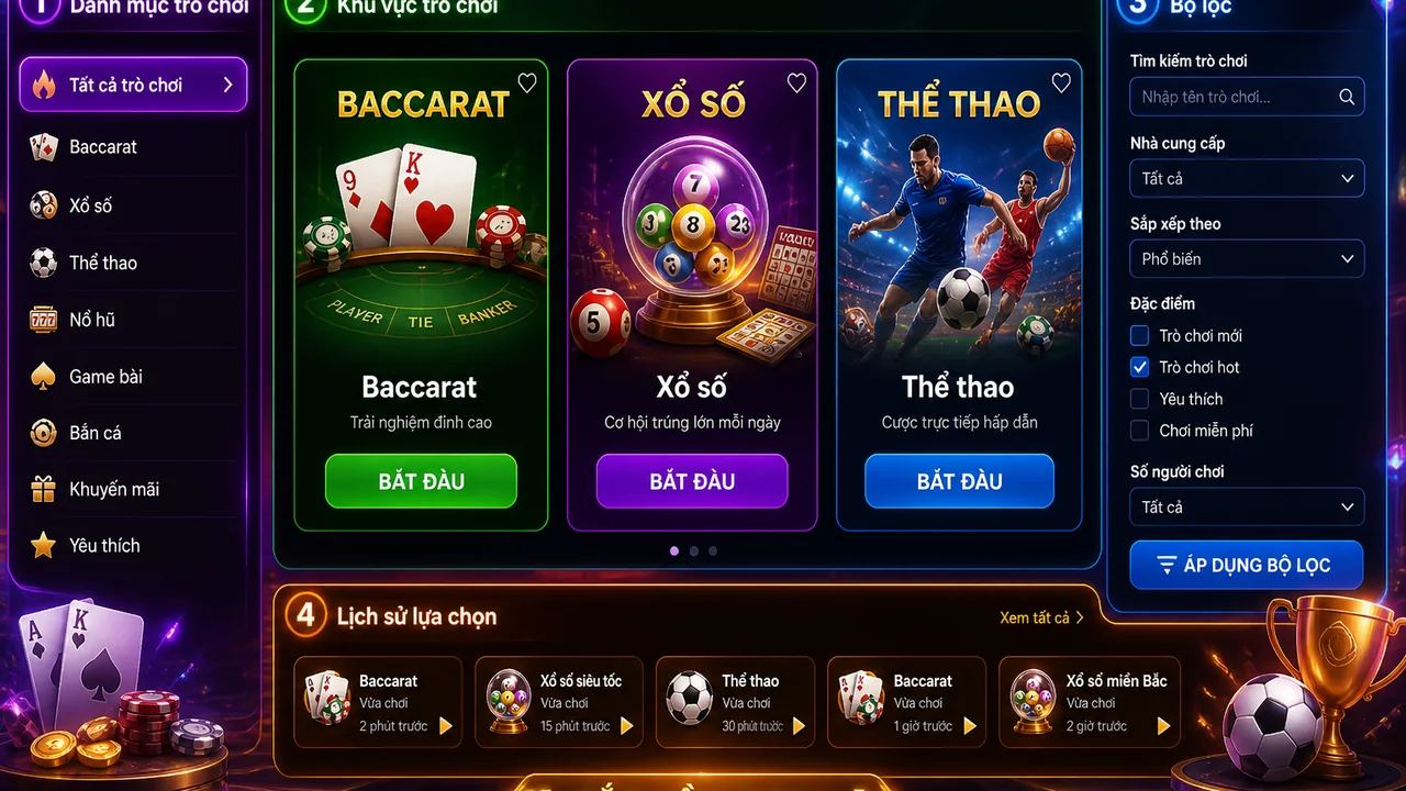 Bảng xếp hạng bố cục sảnh dễ học lại: 99win và cách tìm luật, bộ lọc, lịch sử