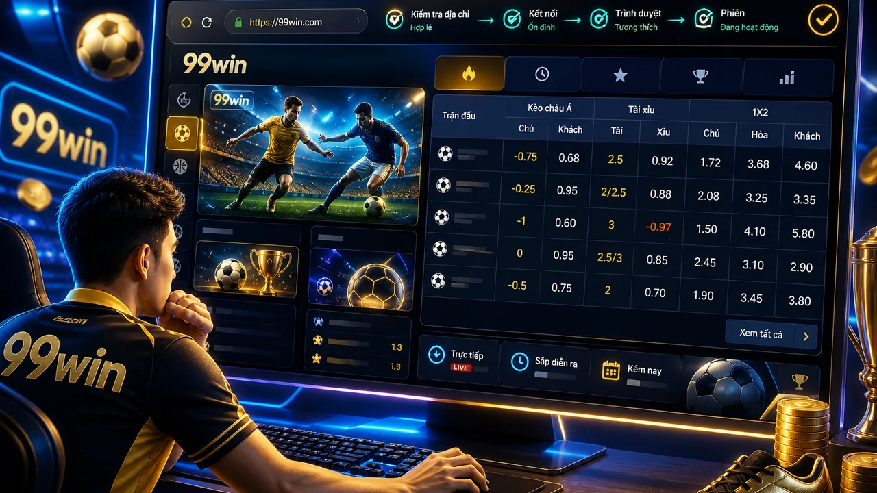 Xử lý lỗi truy cập 99win: Không vào được phải làm sao theo từng bước